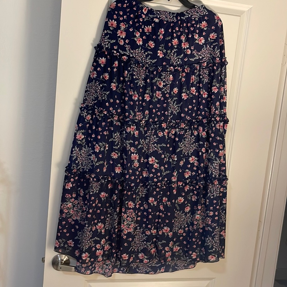Floral Maxi Skirt Size XL